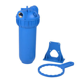 Голубое снабжение жилищем водяного фильтра цвета с надежностью кронштейна/ключа высокой